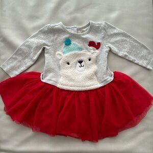 Gymboree Christmas Bear Sweater Dress